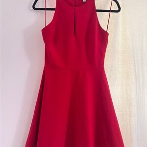 Elizabeth and James red mini cocktail dress